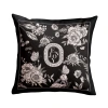 Retro flower pillowcase, country-style light luxury sunflower jacquard pillow, homestay sofa decoration cushion cover, cross-border Item Picture